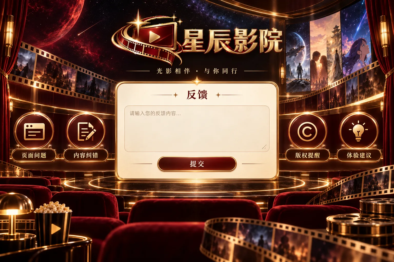 星辰影院页面反馈与内容纠错入口 · 把页面问题、版权提醒与条目纠错送到正确入口主题图1
